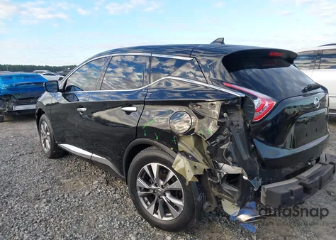 2017 Nissan Murano S z USA, uszkodzony, nr VIN 5N1AZ2MH6HN184568